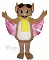 Bat with Yellow scarf Mascot Costumes Animal