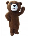 Fur Teddy Bear Mascot Costume