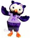 Beautiful Purple Owl Mascot Costumes Animal