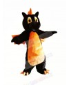 Black Dragon with Orange Wings Mascot Costumes Animal