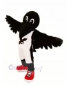 Black Crow with Red Shoes Mascot Costumes Animal