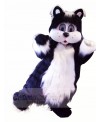 Black and White Cat with Big Eyes Mascot Costumes Animal