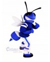 Blue Bee with White Wings Mascot Costumes Animal
