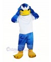Blue Falcon with White T-shirt Mascot Costumes Animal