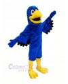 Blue Falcon with Black Wings Mascot Costumes Animal