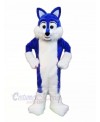 Blue Furry Husky Mascot Costumes Animal