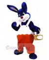 Blue and White Rabbit Mascot Costumes Animal