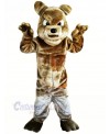 Brown Bulldog with Big Eyes Mascot Costumes Animal