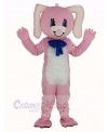 Easter Pink Rabbit Mascot Costume Animal