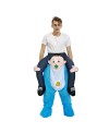 Baby Infant Carry Me Ride On Piggy Back Mascot Costume Funny Fancy Dress