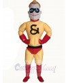 Superhero mascot costume