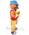 DJ Monkey mascot costume