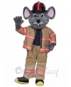 Fire Mouse mascot costume