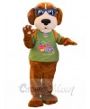 Rocky Reader Dog mascot costume