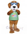 Rocky Reader Dog mascot costume