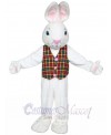 Mr. White Bunny mascot costume