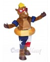 Typhoon Horse mascot costume