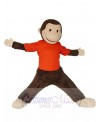 Curious George Monkey mascot costume