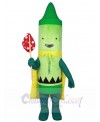 Pea Green Crayon Esteban mascot costume