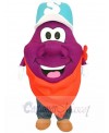 Plum Guy mascot costume