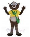 Wombat in Yellow T-shirt Mascot Costume