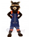 Rocket Raccoon mascot costume