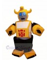 High Quality Yellow Robot Mascot Costumes Cartoon