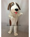 Brown and White Woofer Dog Mascot Costume