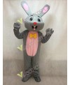 Easter Grey Bunny Rabbit Hare Mascot Costume