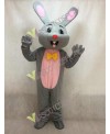 Easter Grey Bunny Rabbit Hare Mascot Costume