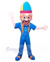 Blippi Boy Mascot Costume Halloween Party Event Character Birthday Cosplay