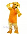 Funny Yellow Dog Mascot Costumes Cartoon