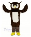 Brown Owl Mascot Costume Animal
