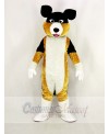 Black Brown and White Shepherd Dog Mascot Costume Cartoon