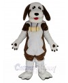 Cute Brown and White Dog Mascot Costume Animal