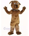 Brown Bulldog Mascot Costume Animal