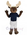 Moose mascot costume