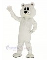 Cute White Bear Mascot Costume Adult