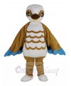 Brown and White Bird Mascot Costume