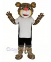 Power Jaguar with T-shirt Mascot Costume Animal