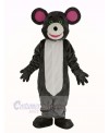 Gray Mouse Pink Ears Mascot Costume Animal