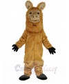 Brown Alpaca Sheep Mascot Costume Animal