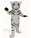 Fierce White Tiger Mascot Costume Animal1