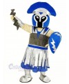 Blue Titan Spartan College Mascot Costume People