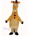 Cute Yellow Giraffe Mascot Costume