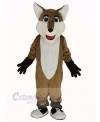 Smiling Fox Mascot Costume