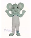 Grey Koala in White Coat Mascot Costume