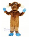 Funny Brown Moose Mascot Costume