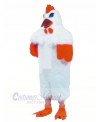 White Lightweight Chicken Mascot Costumes Cartoon