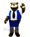 Worker Bear Mascot Costumes Cartoon	